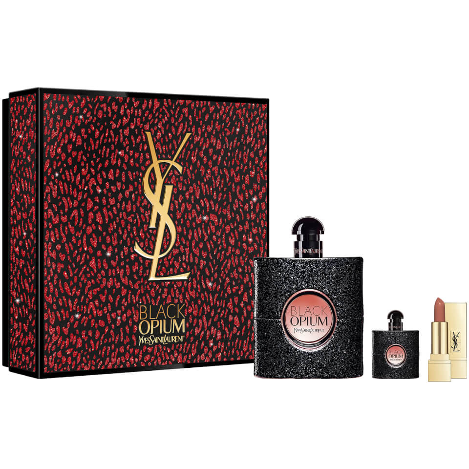 Yves Saint Laurent Ultimate Black Opium Eau de Parfum 90ml and Rouge Pur Couture Gift Set