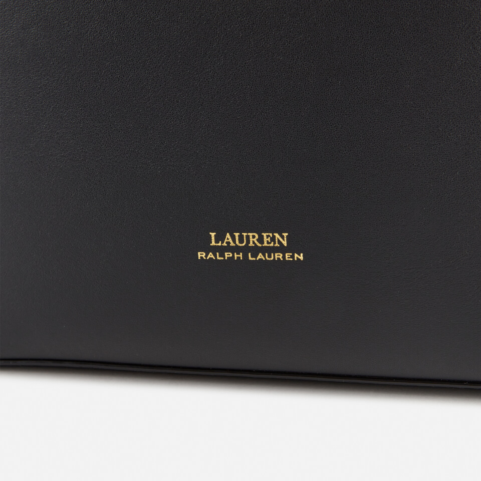 Lauren Ralph Lauren Women's Debby Medium Drawstring Bag - Black/Red