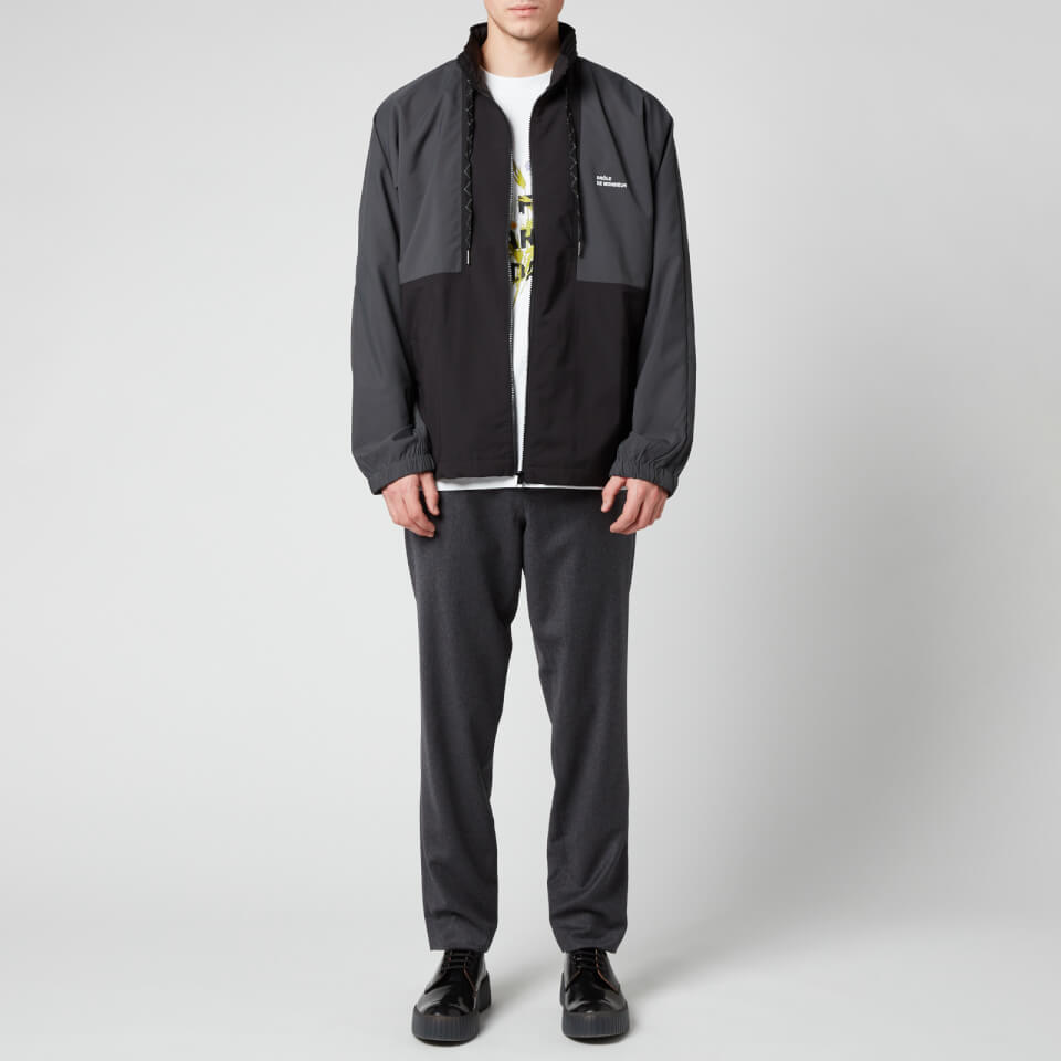 Drôle de Monsieur Men's Nfpm Windbreaker Jacket - Black - S