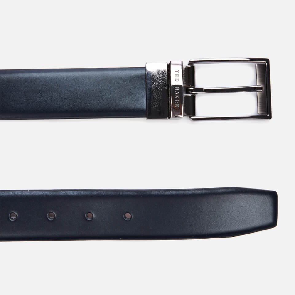 Ted Baker Men's Brentt Reversible Leather Belt - Navy