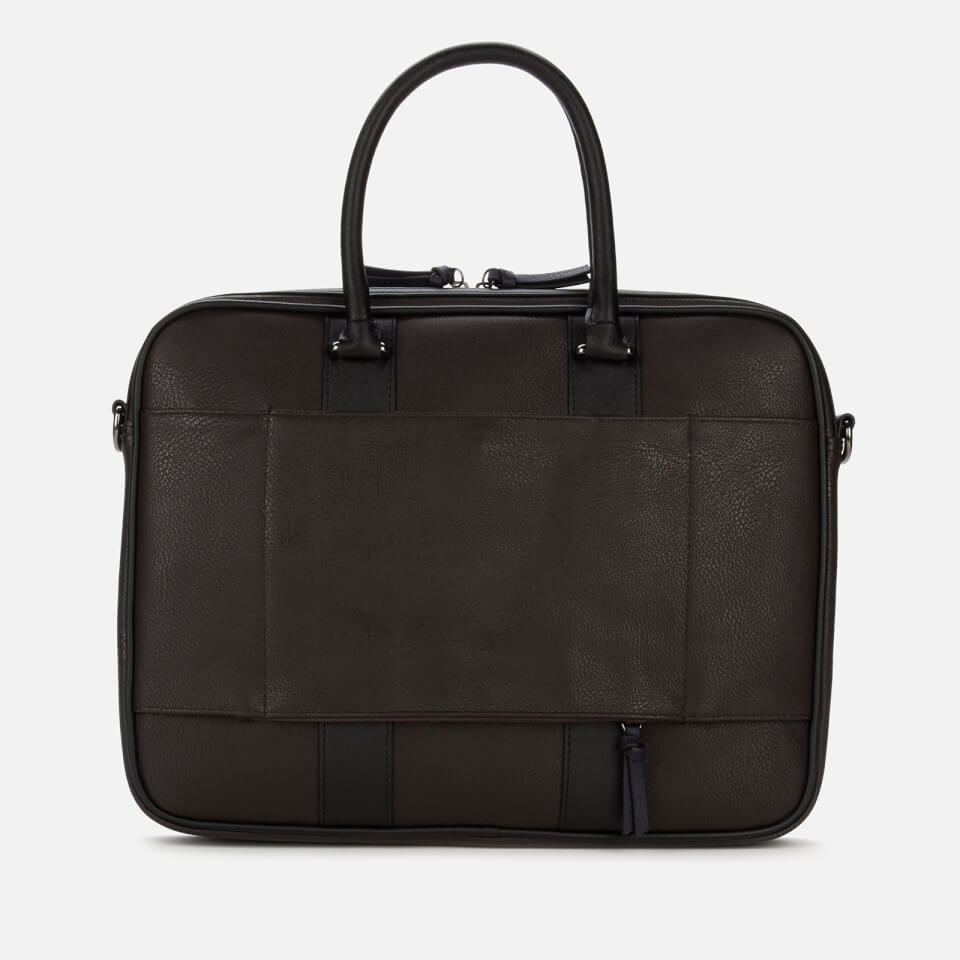Ted Baker Men s Newbee Webbing Document Bag Brown Chocolate