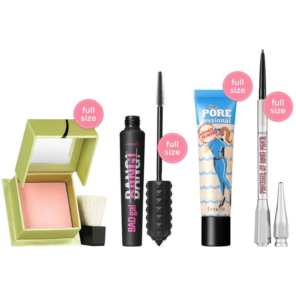 benefit Talk Beauty to Me Blush, Brow, Mascara and Primer Gift Set