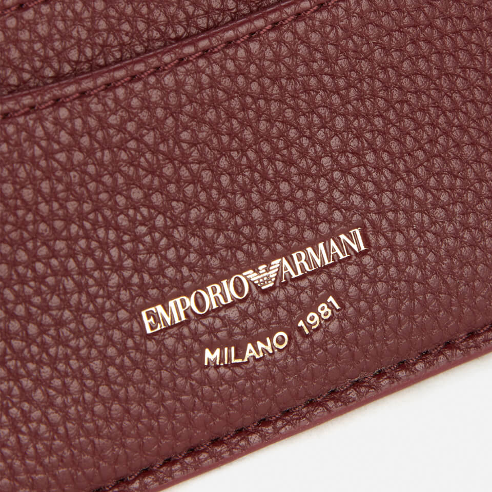 Emporio Armani Women's Card Holder - Grape