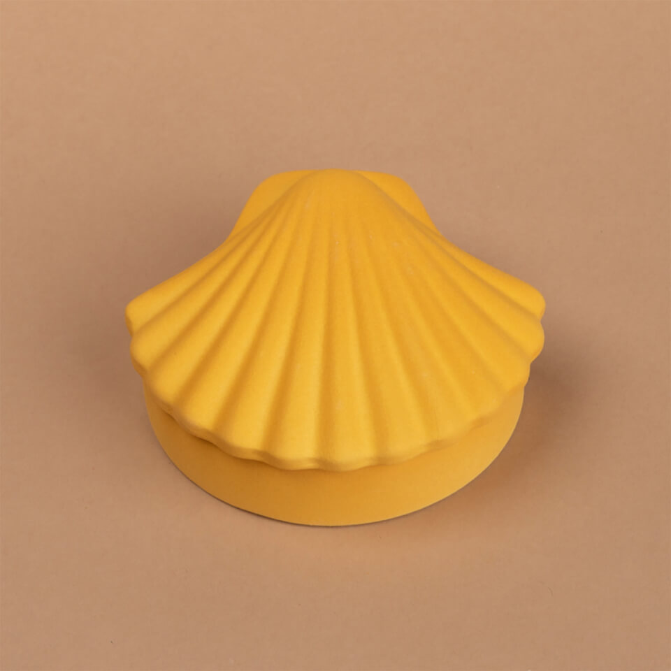 Los Objetos Decorativos Seashell Box - Honey