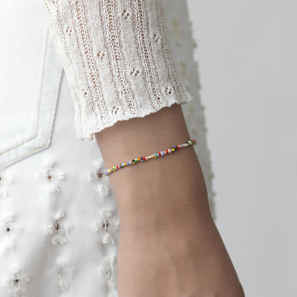 Anni Lu Alaia Gold-Plated Beaded Bracelet