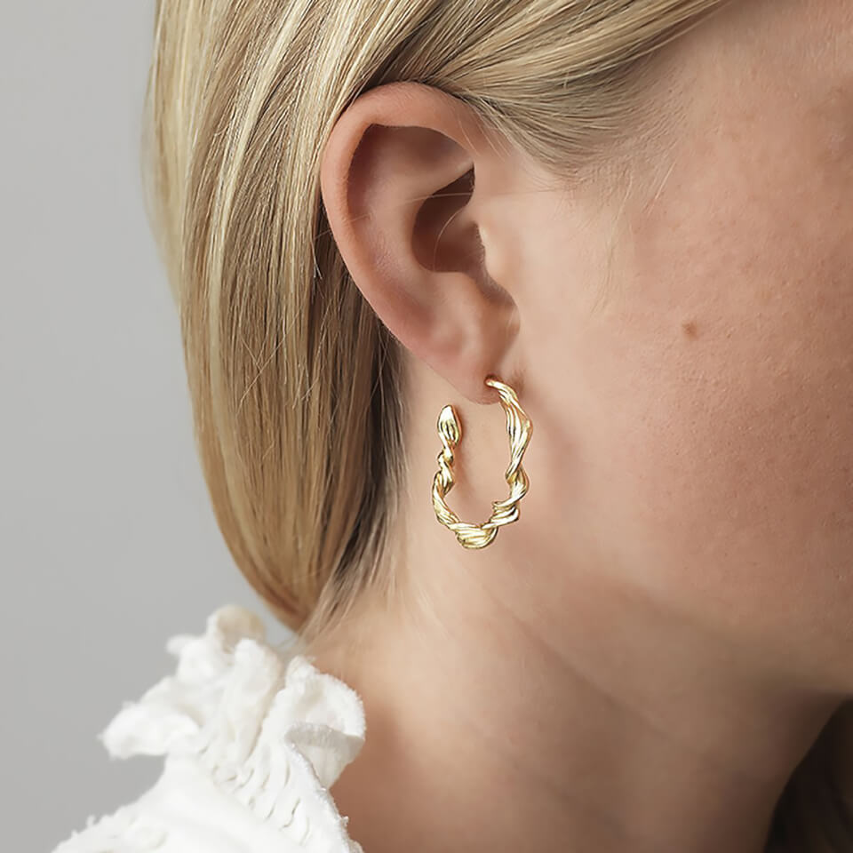 Anni Lu Women's Seaweed Hoop - Gold