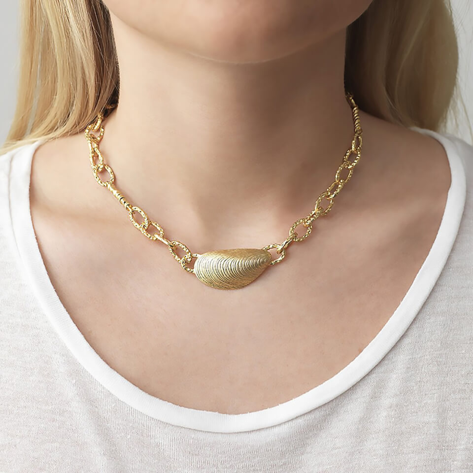 Anni Lu Women's Grand Moules Necklace - Gold