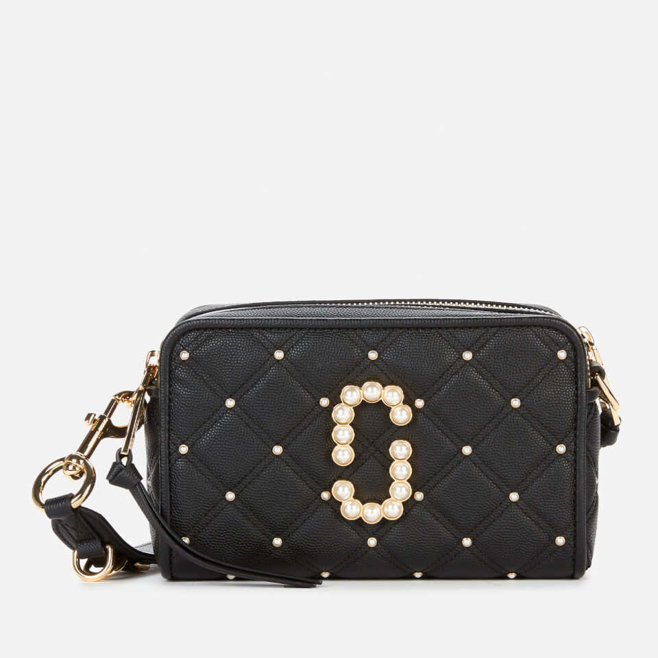 Marc Jacobs Women's The Softshot 21 Quilted Pearl Bag - Black