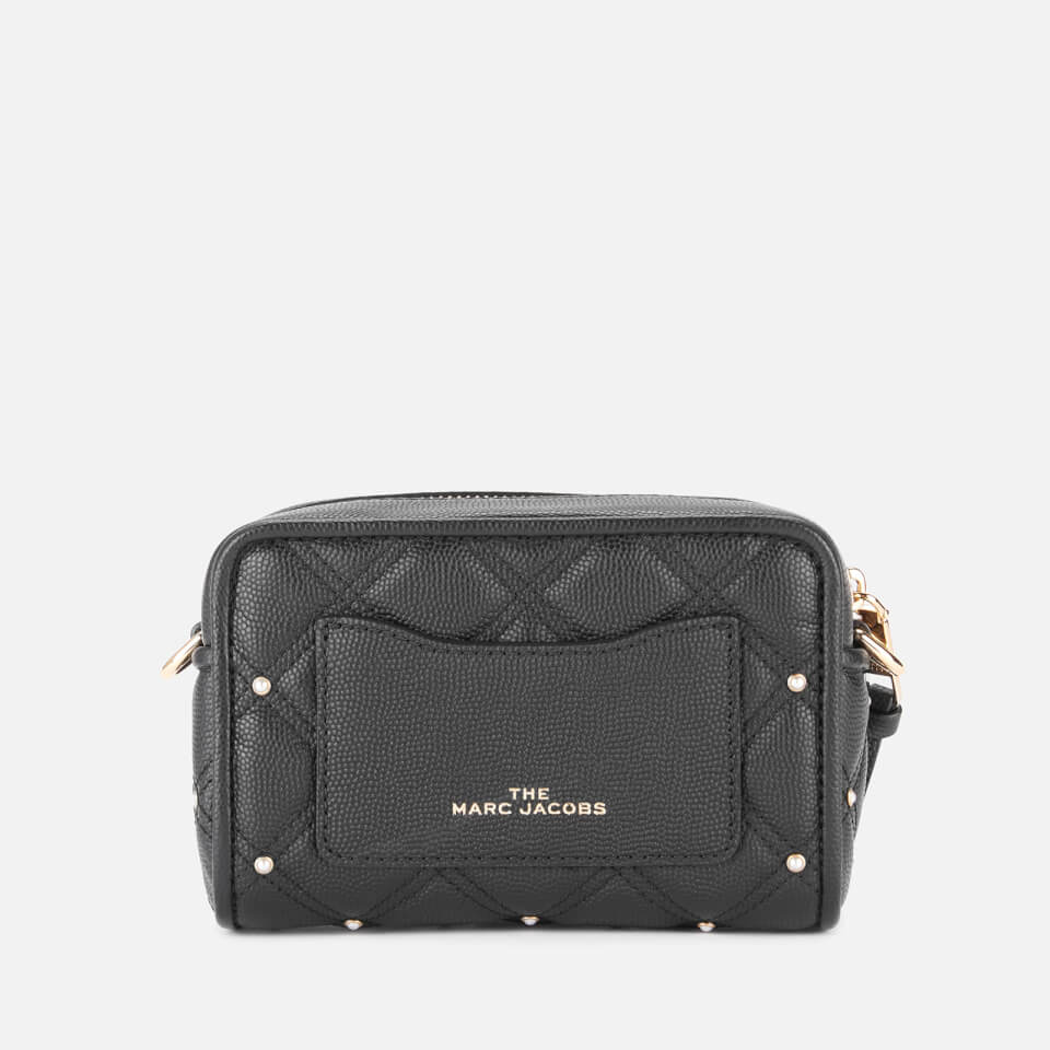 Marc Jacobs Women's The Softshot 17 Quilted Pearl Bag - Black