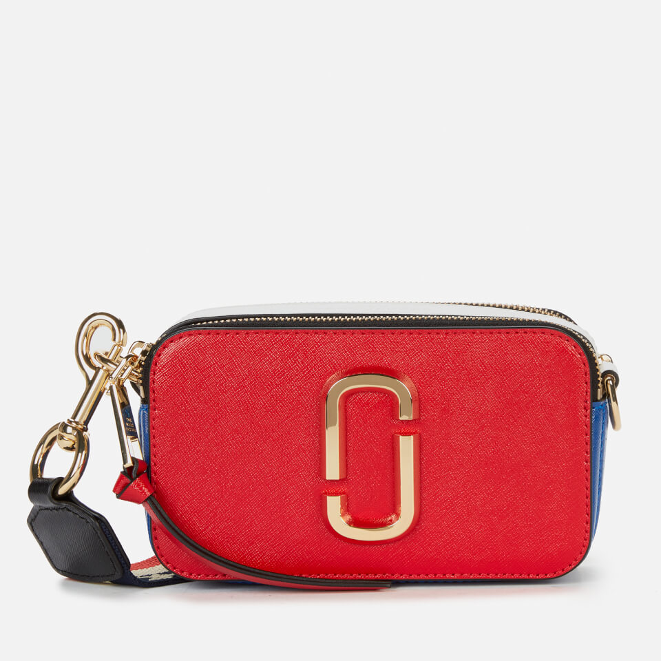 Marc Jacobs Women's Snapshot USA Cross Body Bag - Red Pepper Multi