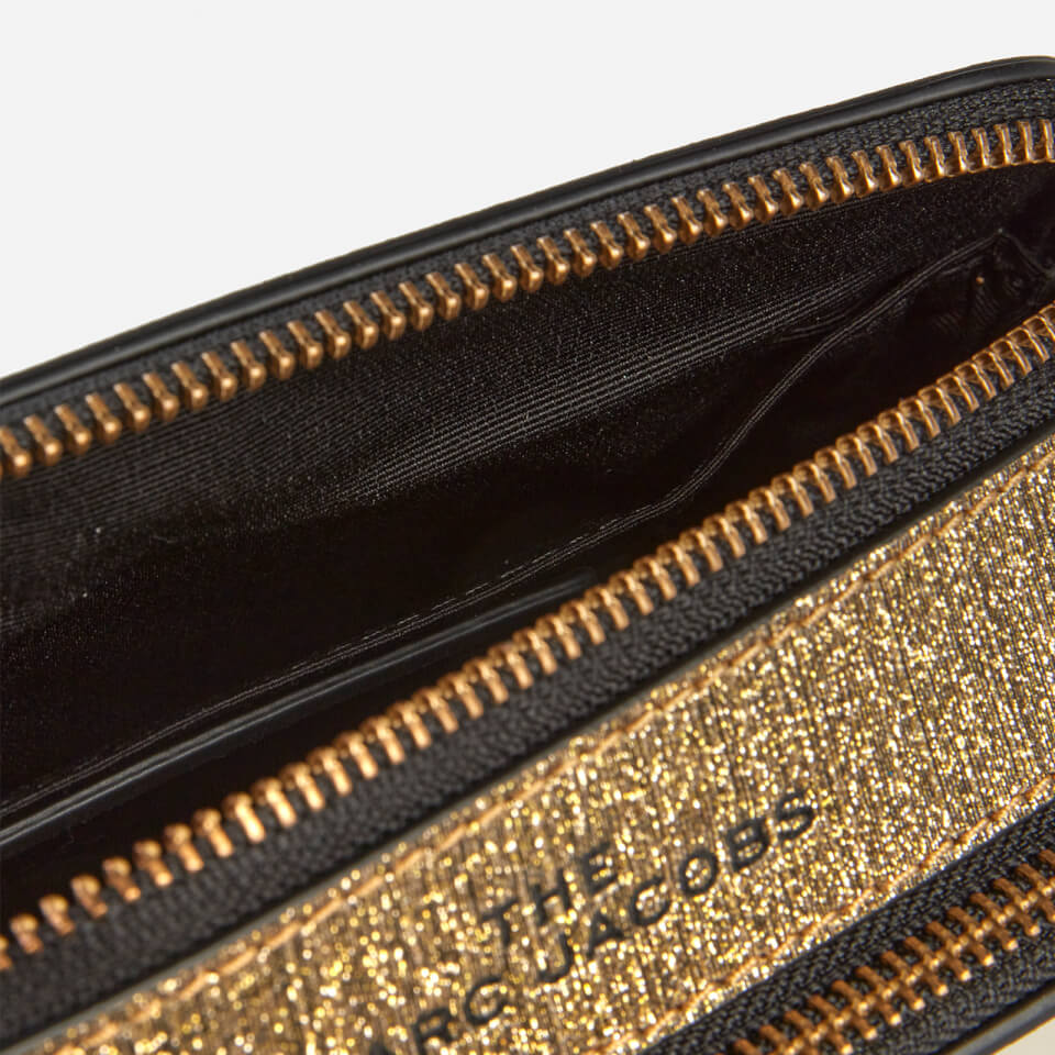 Marc Jacobs Women's Snapshot Glitter Bag - Gold