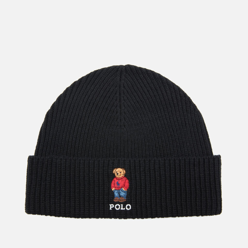 Polo Ralph Lauren Men s Polo Bear Rib Knit Hat Black Coggles