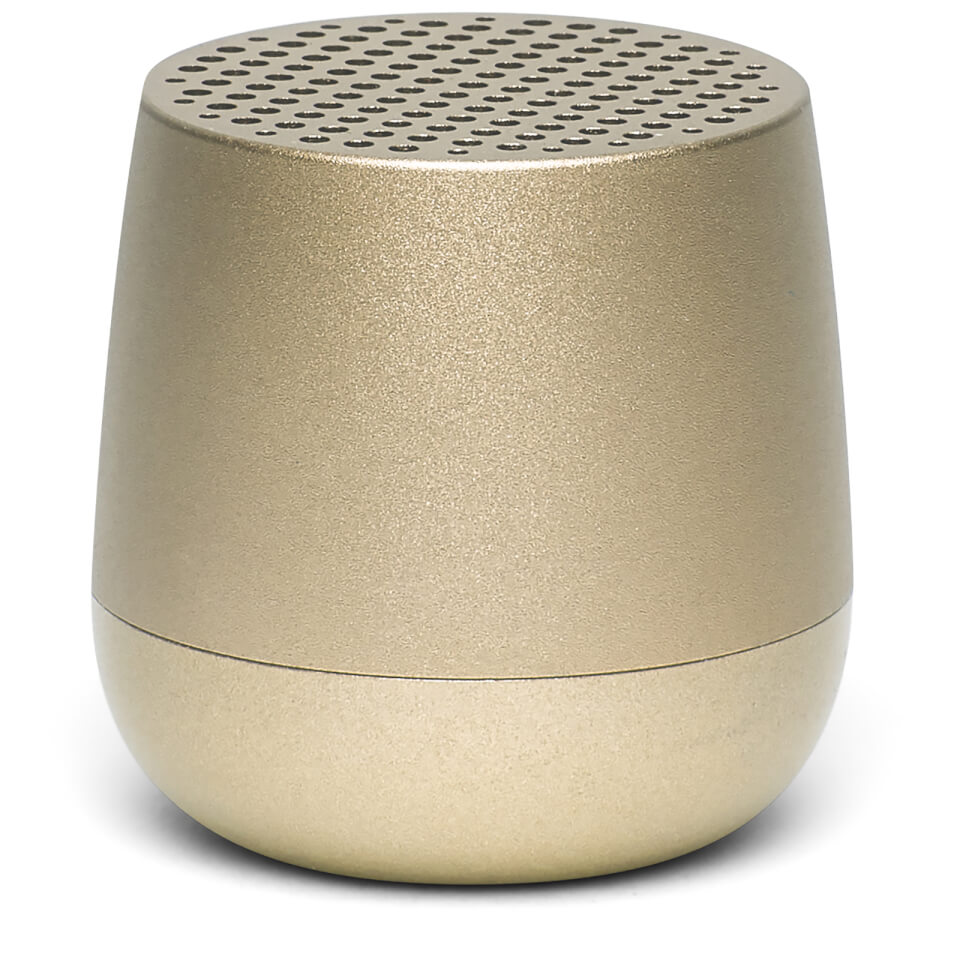 Lexon MINO + Bluetooth Speaker - Light Gold