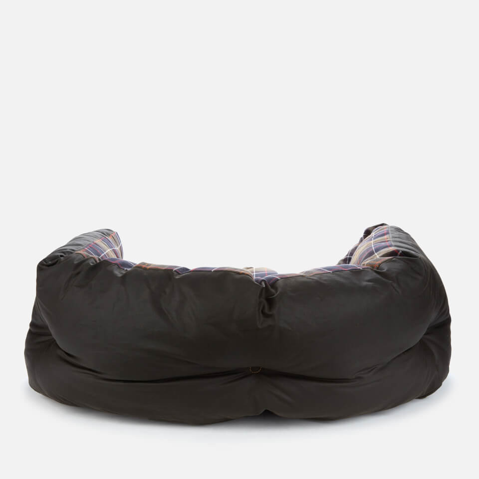 Barbour Wax/Cotton Dog Bed - Classic/Olive - 30 inch