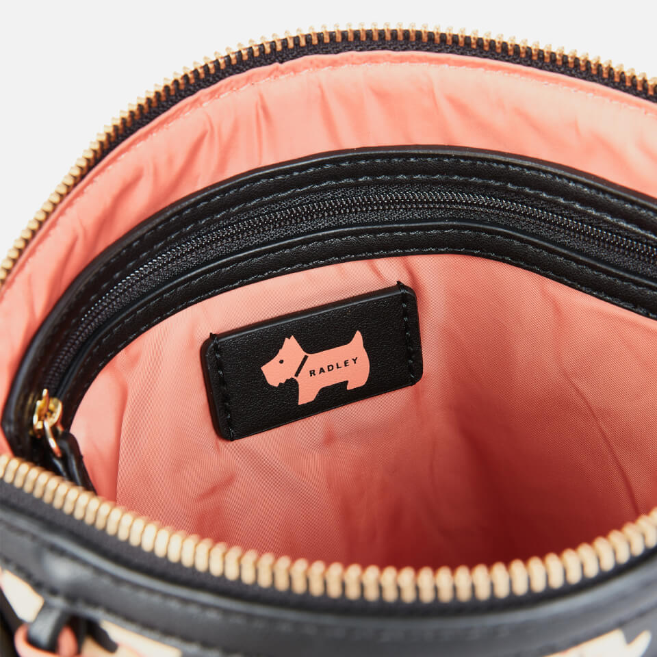 Radley Women's Dotty Dog Small Ziptop Cross Body Bag - Black