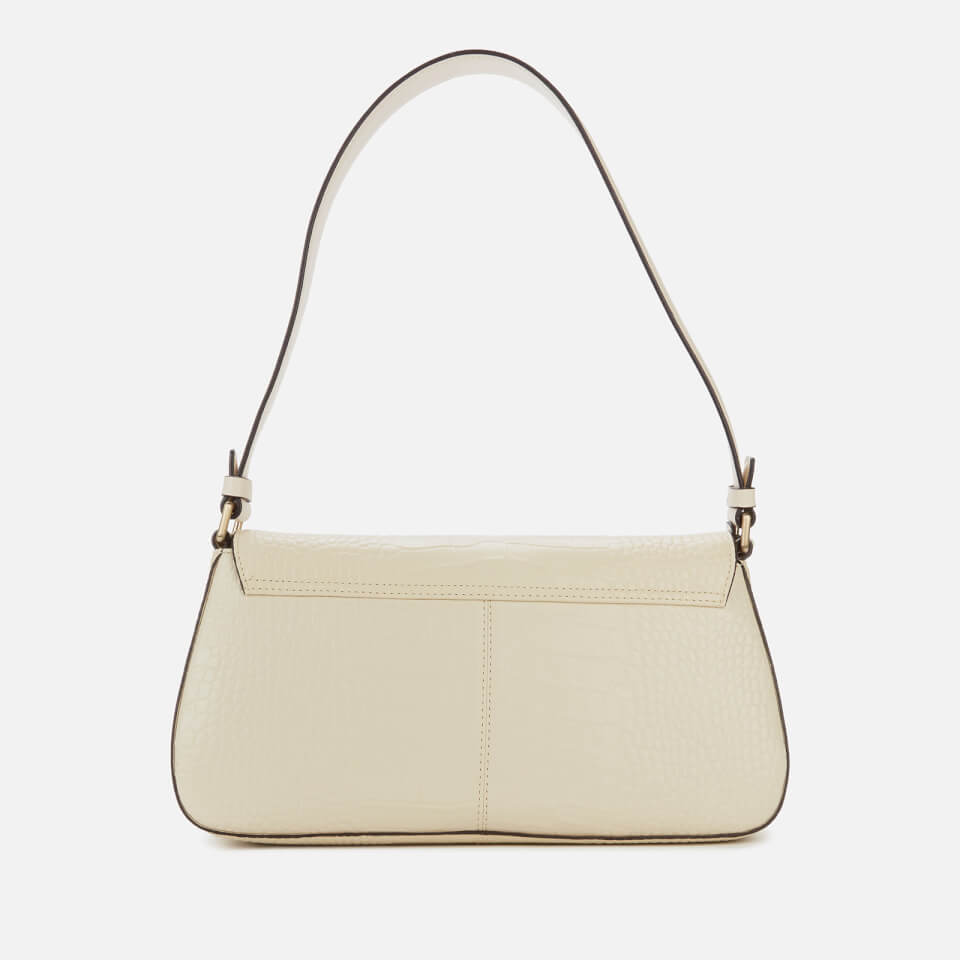 Radley Women s Vale Close Croc Medium Flapover Shoulder Bag Oyster