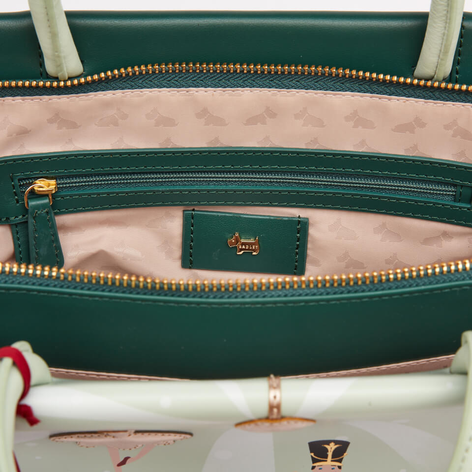 Radley Women s Little Drummer Dog Medium Ziptop Multiway Spruce