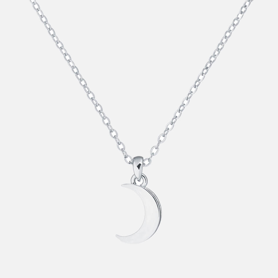 Ted Baker Women's Marai: Crescent Moon Pendant - Silver/Crystal