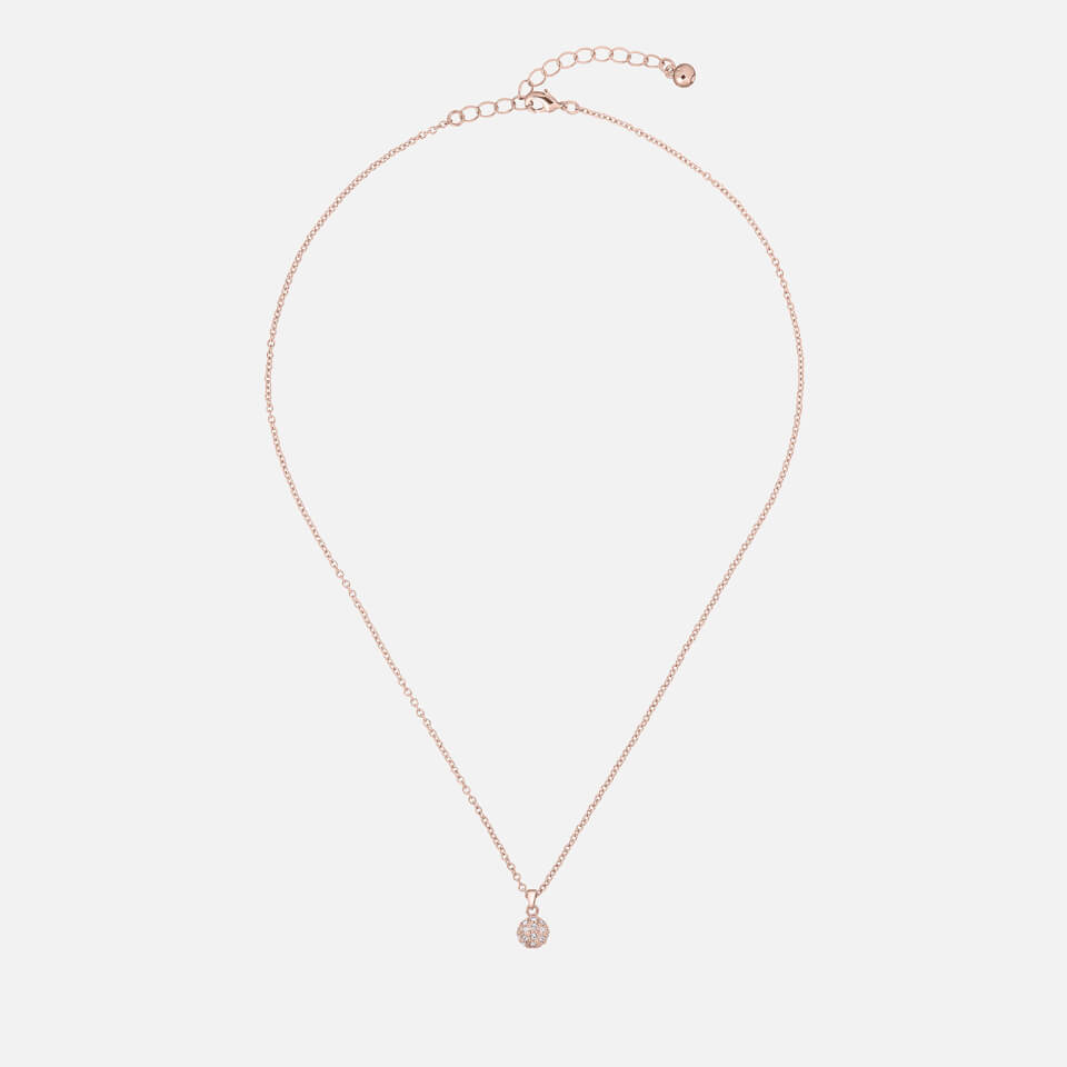 Ted Baker Women's Pavra: Pave Ball Pendant - Rose Gold/Crystal