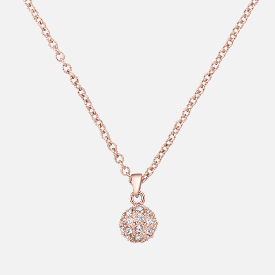 Ted Baker Women's Pavra: Pave Ball Pendant - Rose Gold/Crystal