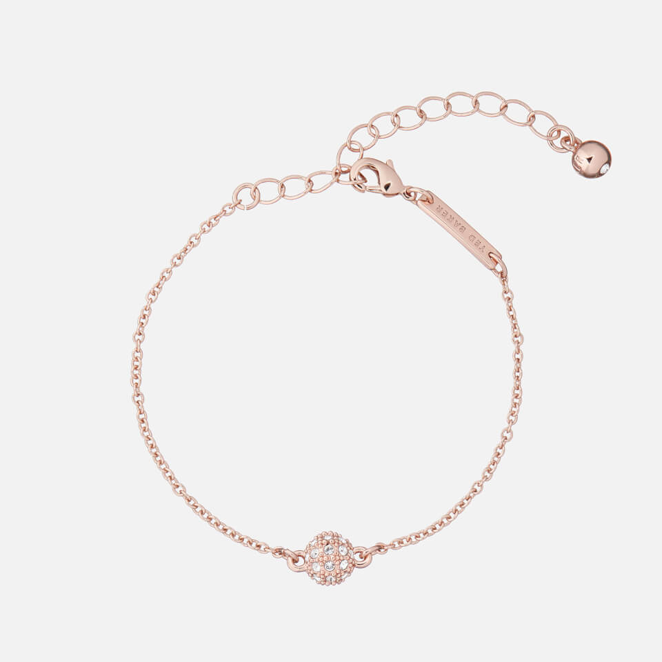 Ted Baker Women's Pavsa: Pave Ball Bracelet - Rose Gold/Crystal