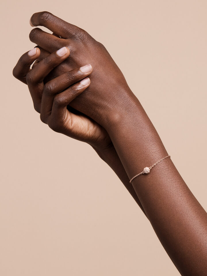 Ted Baker Women's Pavsa: Pave Ball Bracelet - Rose Gold/Crystal