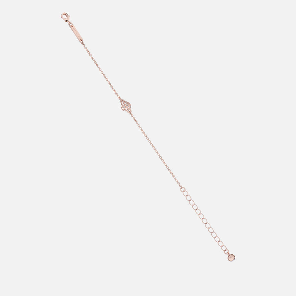 Ted Baker Women's Pavsa: Pave Ball Bracelet - Rose Gold/Crystal