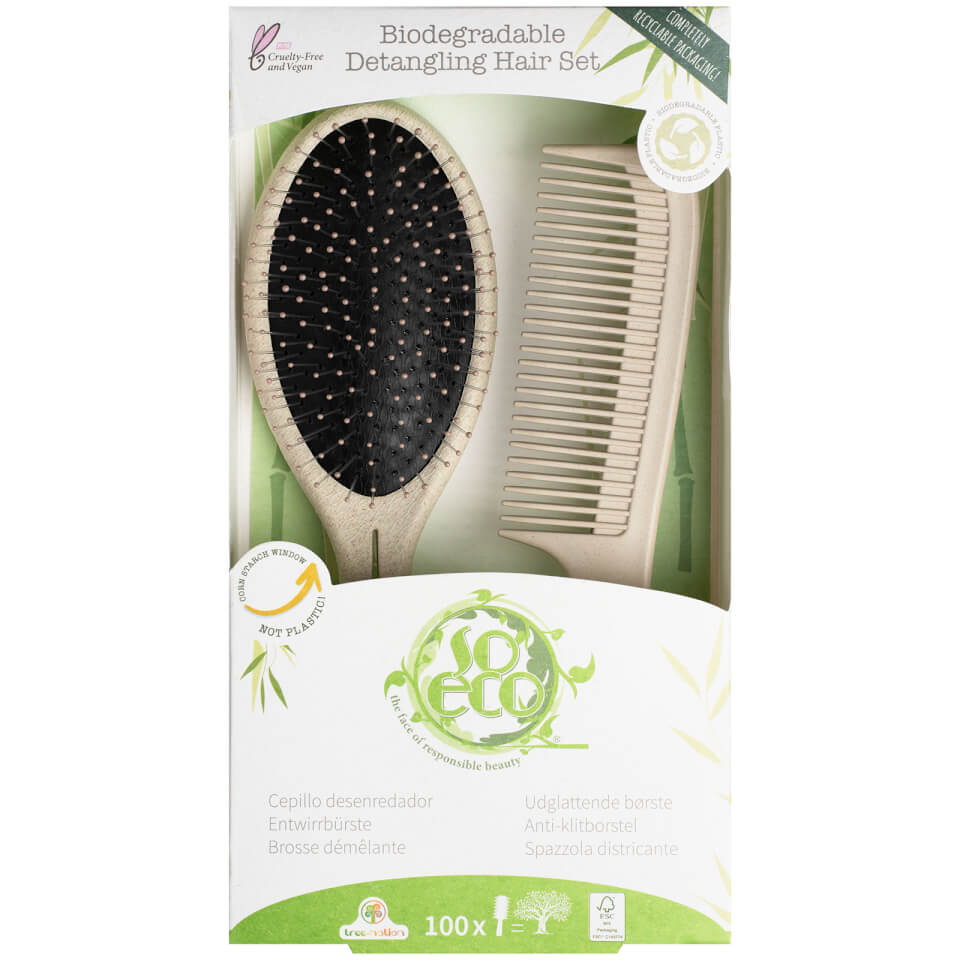 So Eco Biodegradable Detangling Hair Set