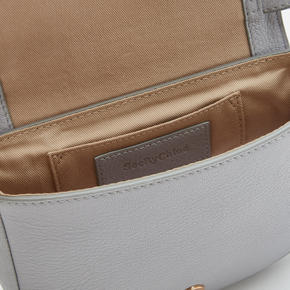 See By Chloé Women's Hana Leather Small Cross Body Bag - Artic Ice