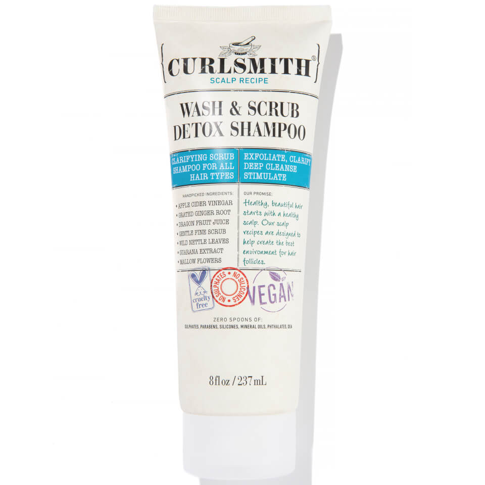 Curlsmith Wash & Scrub Detox Shampoo 237ml