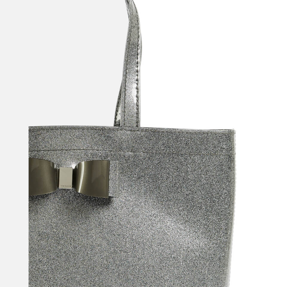 Ted Baker Iicon Crystal Embellished Mini Grab Bag, Silver