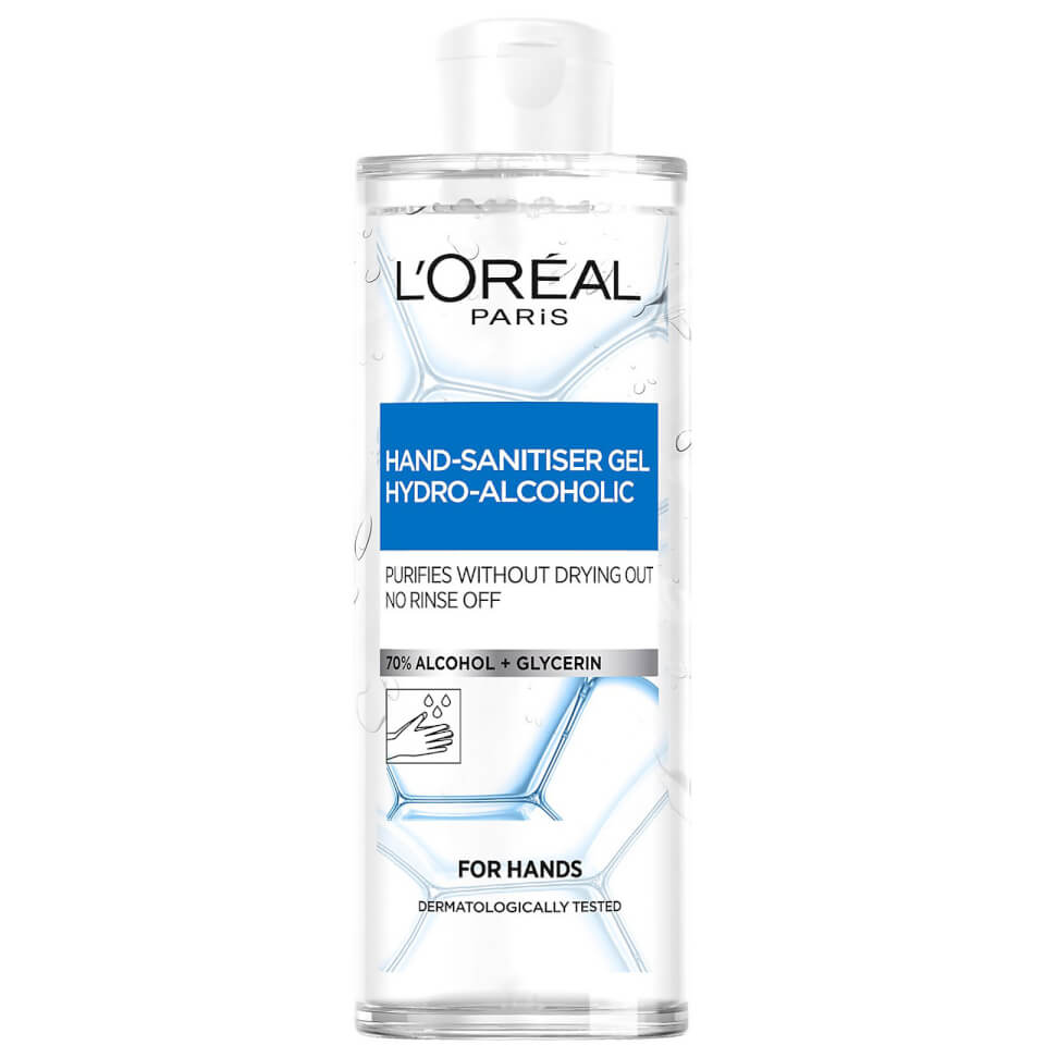 L'Oréal Paris Antibacterial 70% Alcohol Large Hand Sanitiser with Cap 390ml