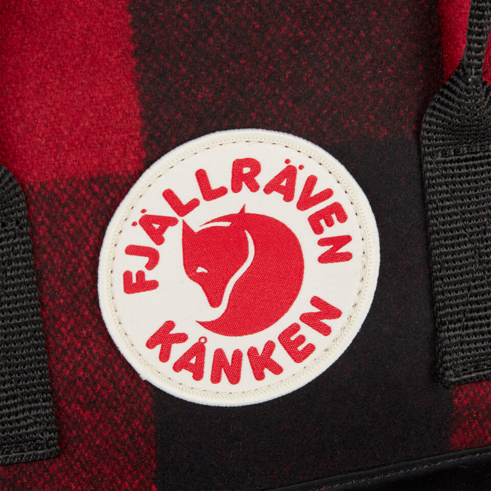 Fjallraven Women's Kanken Re-Wool Backpack - Red/Black