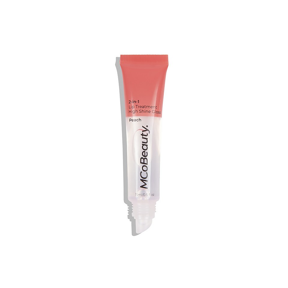 MCoBeauty The Beauty Edit 2-in-1 Lip Treatment & High Shine Gloss - Peach