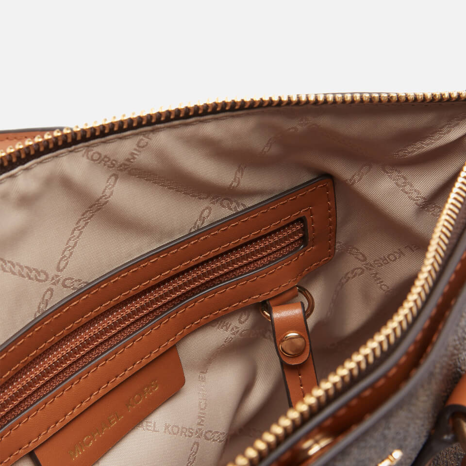 Michael Michael Kors Women s Elson Small Satchel Brown Acorn