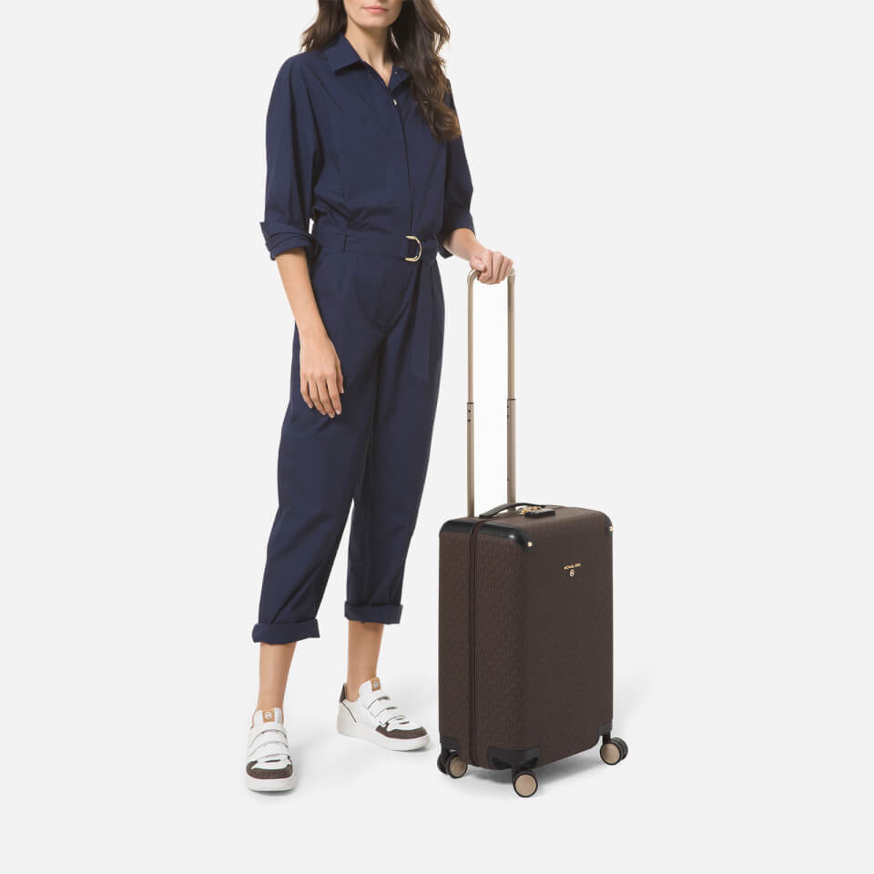 Michael Michael Kors Women's Travel Small Hardcase Trolley - Brown/Black