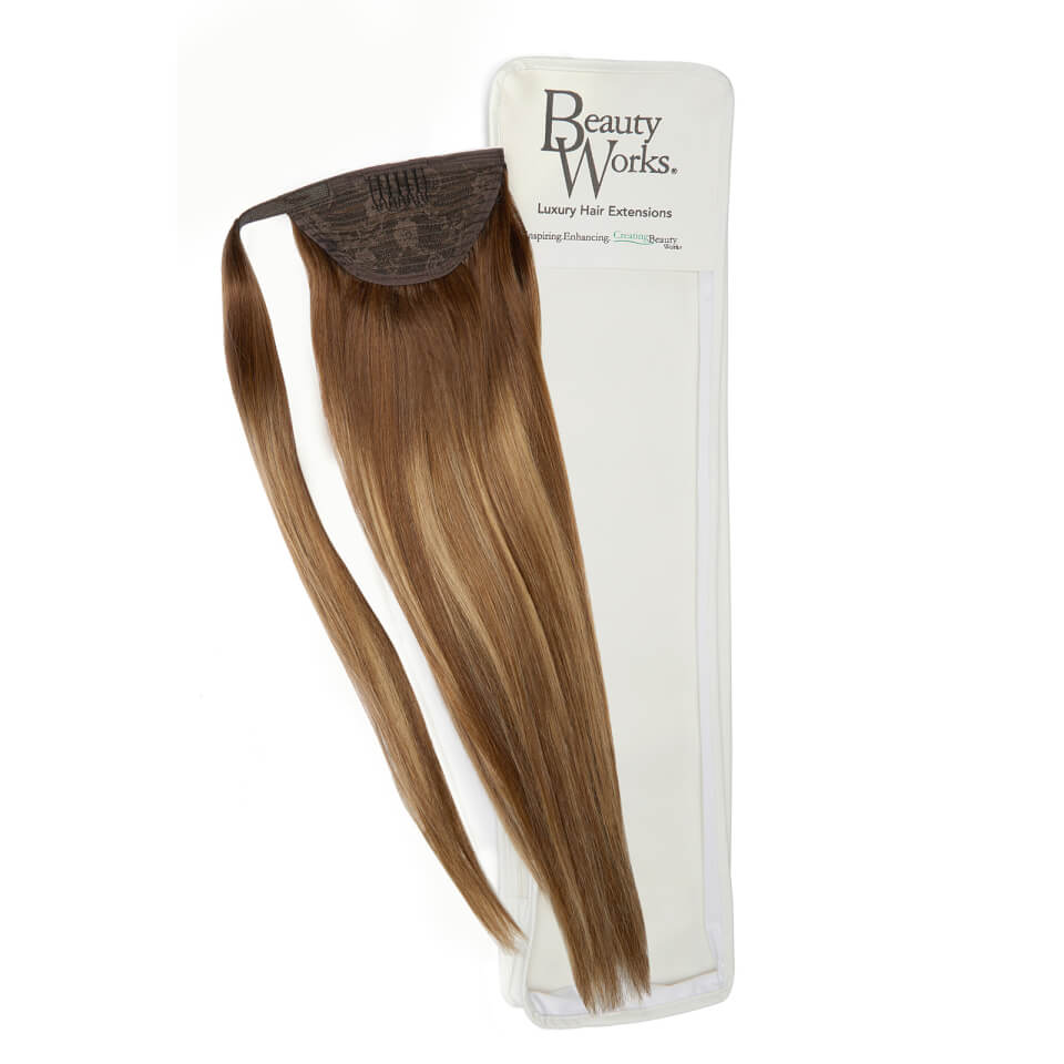 Beauty Works Deluxe Clip-in 18 Inch Extensions - Mocha Melt
