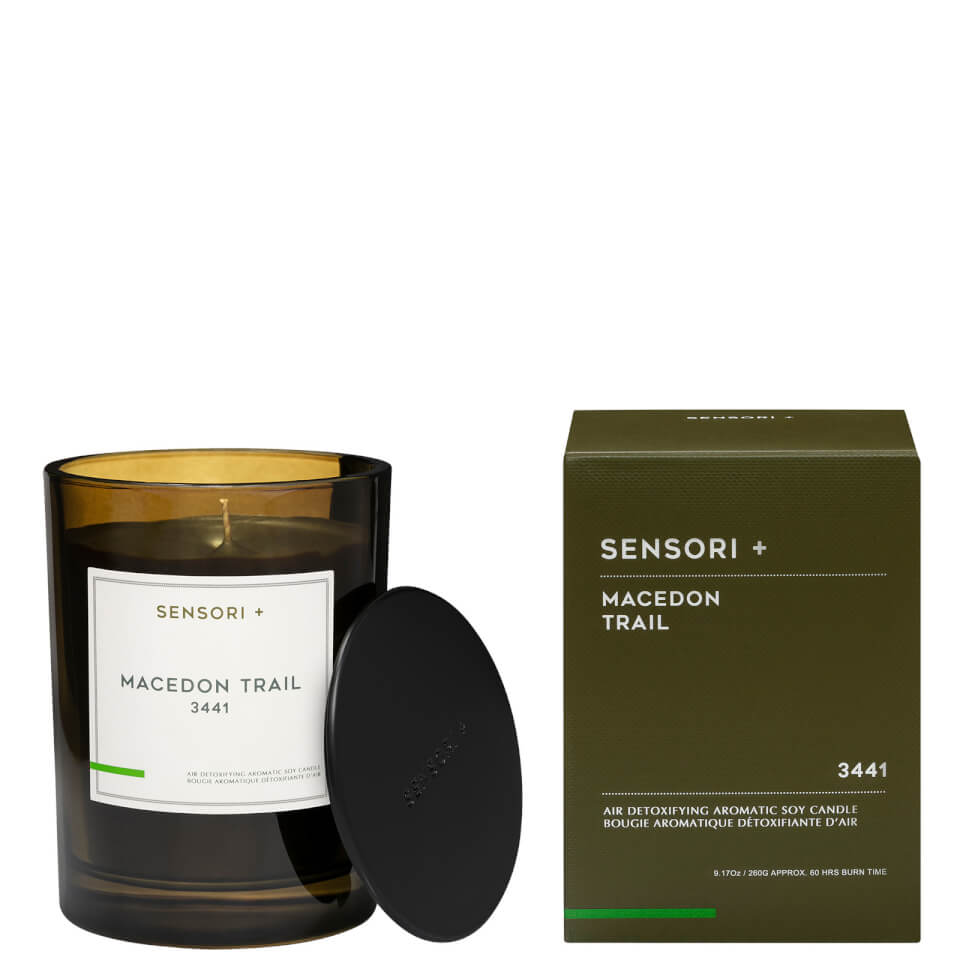 SENSORI+ Air Detoxifying Aromatic Macedon Trail Soy Candle 260g