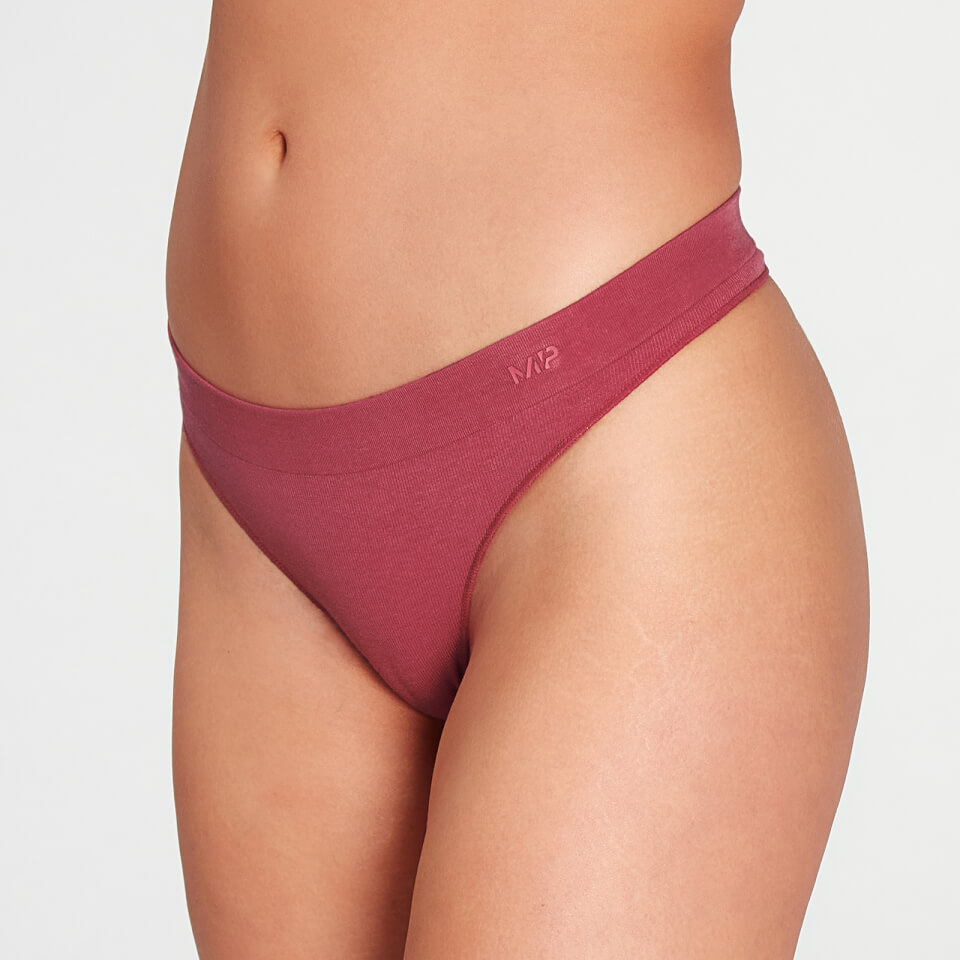 MP Women's Composure Seamless Thong - Berry Pink