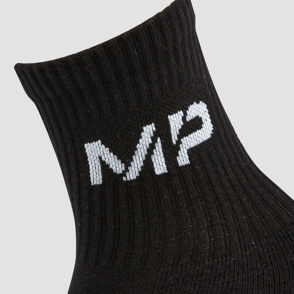 MP Women's Crew Socks - Black (2 Pack)