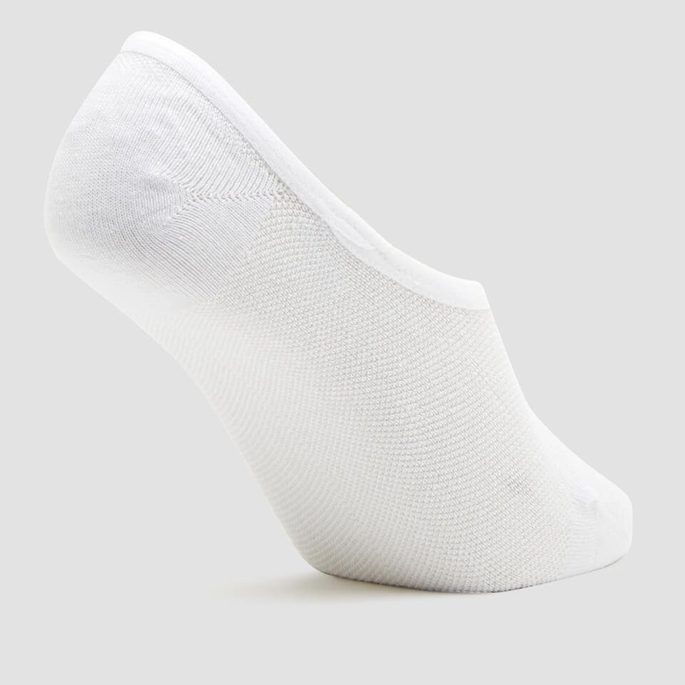 MP Women's Invisible Socks - White/Neon (3 Pack)