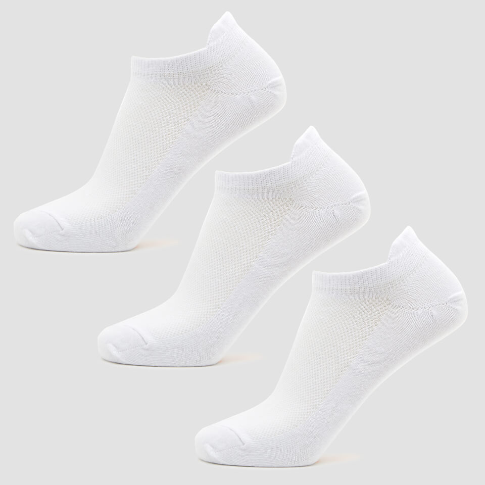 MP Men's Ankle Socks - White/Neon (3 Pack)