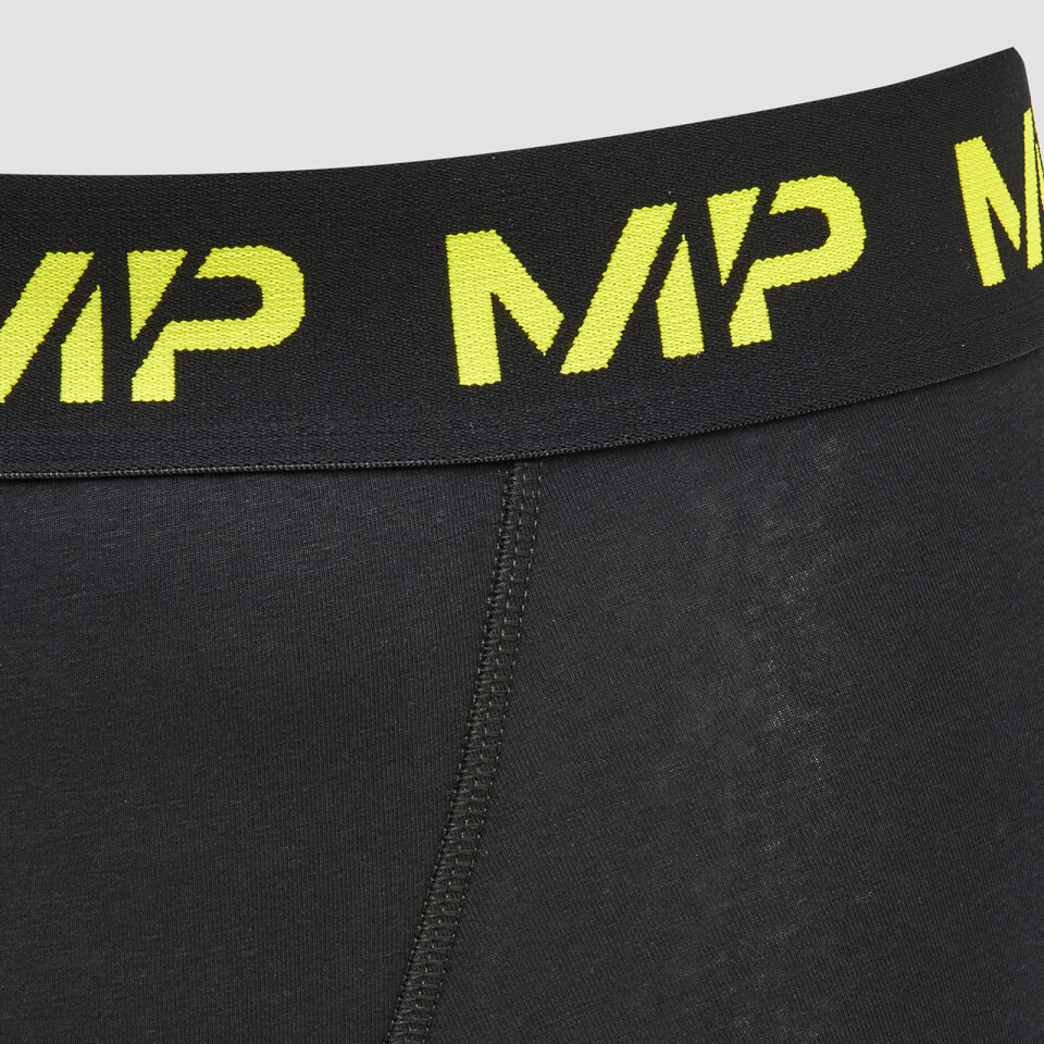 MP Men's Coloured logo Boxers (3 Pack) Black