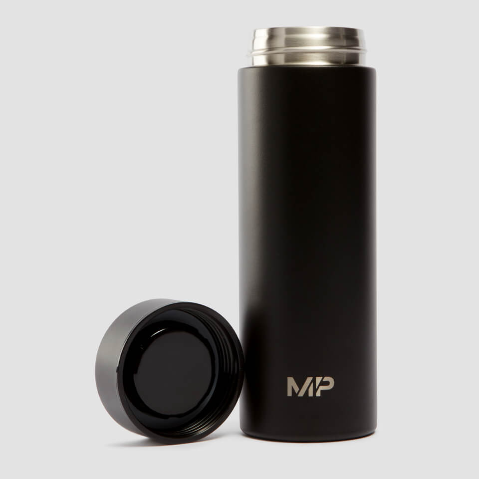 MP Large Metal Water Bottle - Black - 750ml