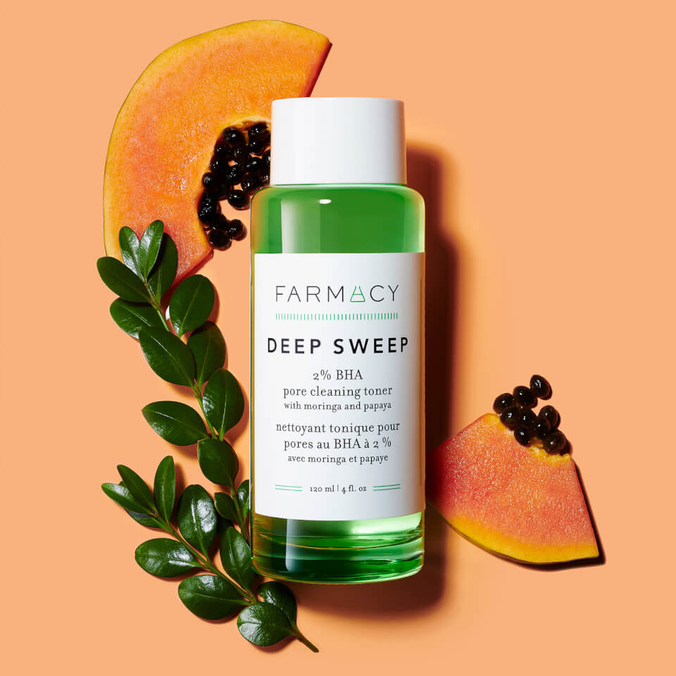 FARMACY Deep Sweep 2% BHA Pore Cleaning Toner with Moringa and Papaya - 120ml