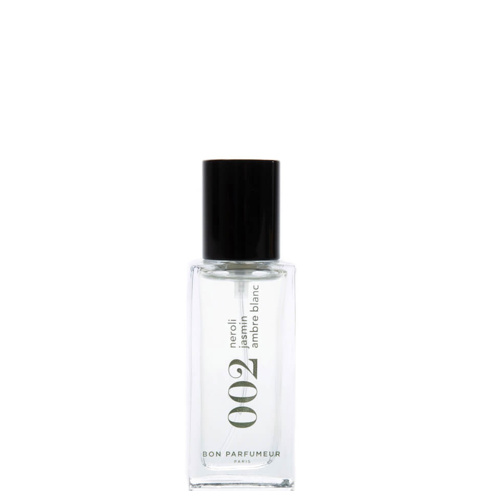Bon Parfumeur 002 Neroli, Jasmine, White Amber Eau de Parfum - 15ml