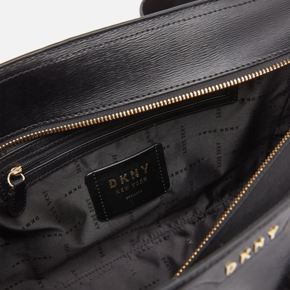 DKNY Women's Polly Sutton Tote Bag - Black/Gold BGD