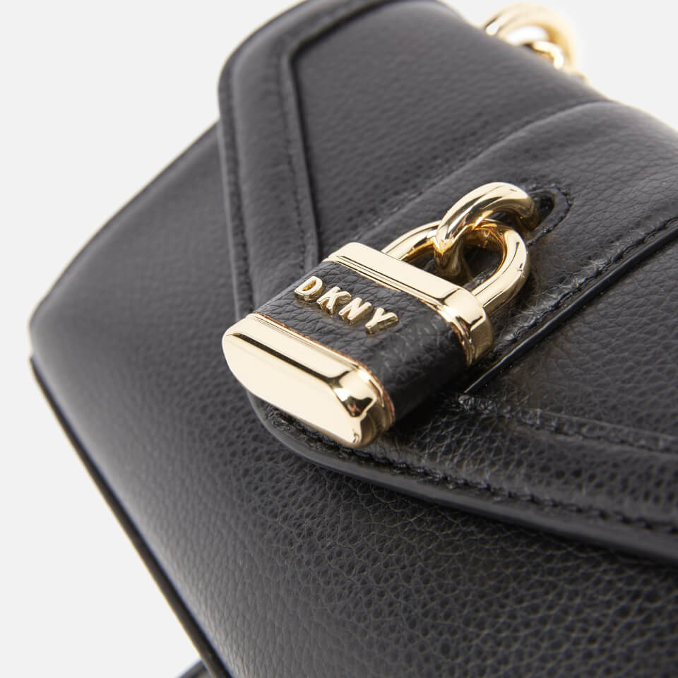 DKNY Women's Ella Shoulder Bag - Black/Gold