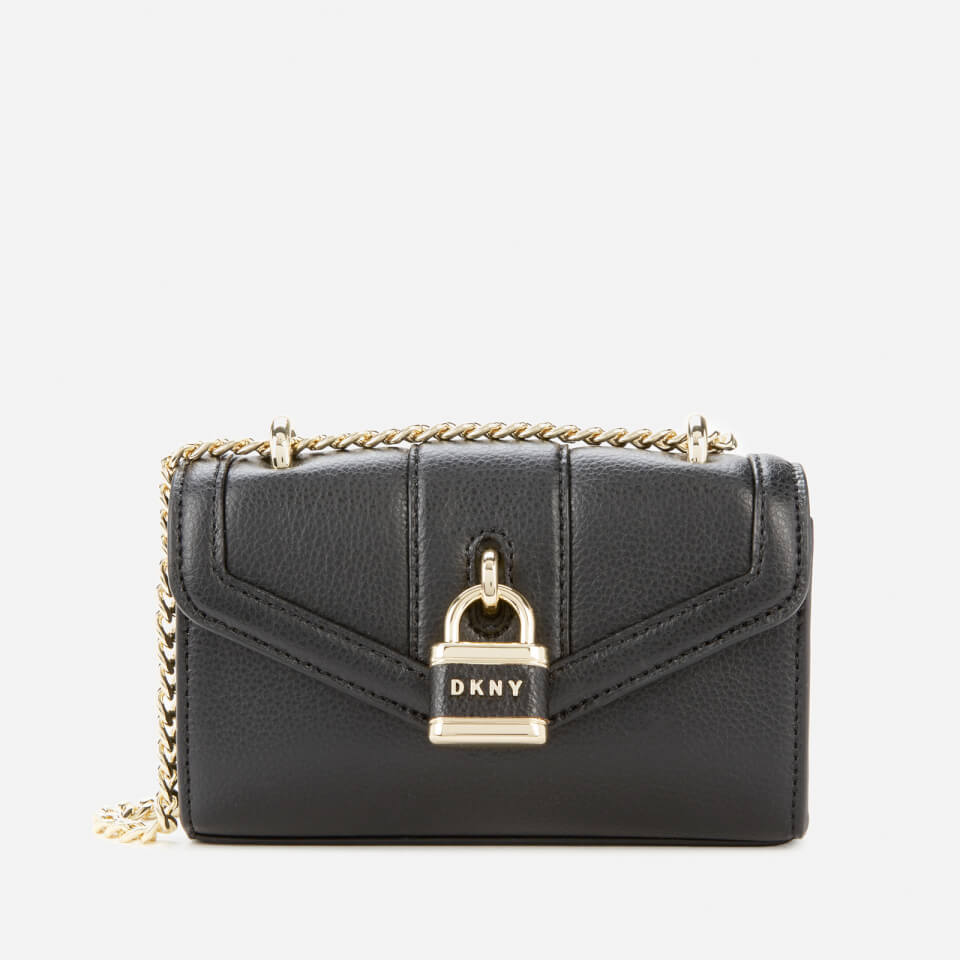 DKNY Women's Ella Shoulder Bag - Black/Gold