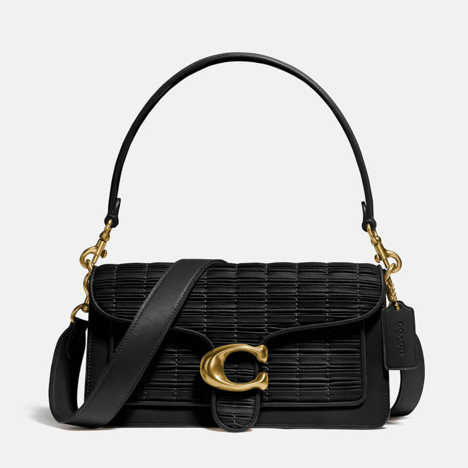 Coach Women s Pleated Tabby Shoulder Bag 26 Black